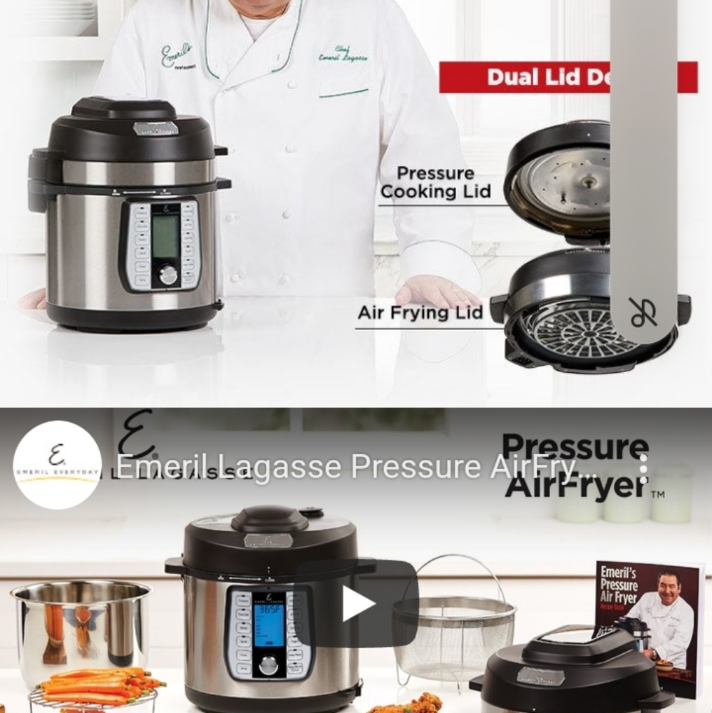 Pressure cooker/airfryer
